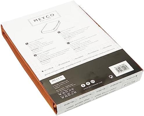 Meyco Home Spannbettlaken (Jersey) – 100% Baumwolle, 120×200 cm (für Matratzen bis 30 cm)