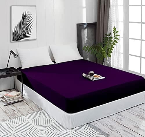 Mixibaby Spannbettlaken (Jersey) – 100% Baumwolle, 140 x 200 cm, Schwarz