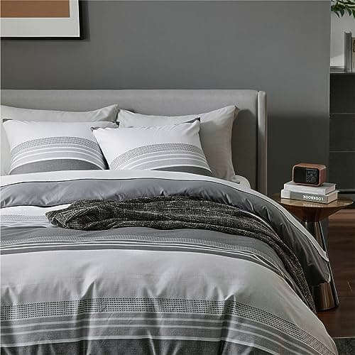 BEDSURE Bettwäsche-Set 135x200 (4-teilig) – Wendebettwäsche OEKO-TEX STANDARD 100 mit Reißverschluss, 2×80x80 Kissenbezü