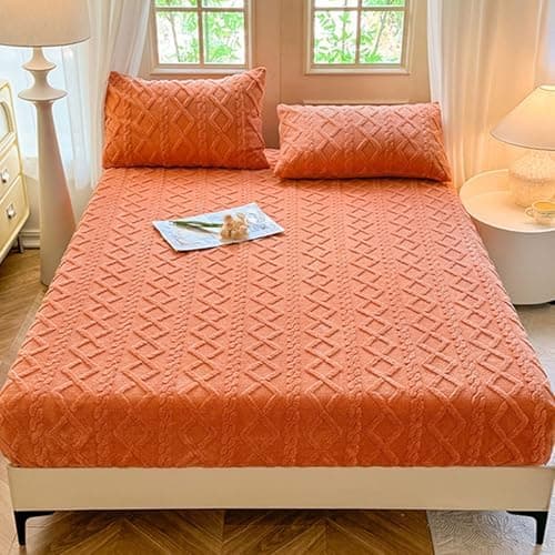 Premium Flanell Spannbettlaken – Winterwarm & Weich, Antirutsch-Design mit elastischem Rundumgummi | 90x200 cm inkl. Kis
