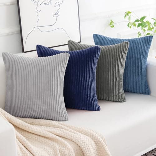 Softalker Kissenbezug 40x40 cm – 2er Set flauschig rosa, Dekokissenbezug für Sofa, Wohnzimmer & Schlafzimmer