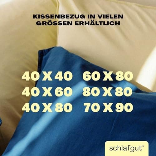Schlafgut Easy Jersey Kissenbezug 40 x 40 cm – 100% Baumwolle, superweich & atmungsaktiv, Green Mid