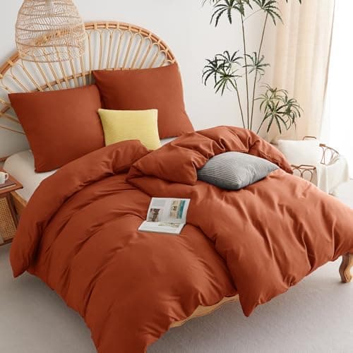 WAVVE Bettwäsche 135x200 – 4‑teiliges Mikrofaser‑Set Anthrazit (inkl. 2×80×80 cm Kissenbezüge) mit Reißverschluss, OEKO‑