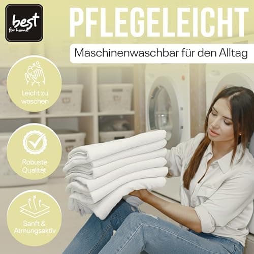 Elastisches Jersey-Spannbettlaken 90x180 cm – 100% Baumwolle, kuschelig warm