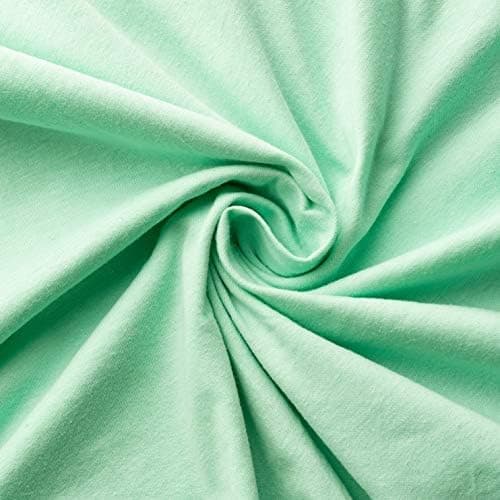 VelvetHome Spannbettlaken 120 x 200 cm – 100% gekämmte Baumwolle (Jersey), passend für Matratzen bis 25 cm