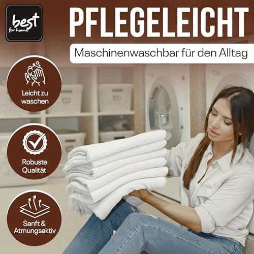 Elastisches Jersey-Spannbettlaken 90x180 cm – 100% Baumwolle, kuschelig warm