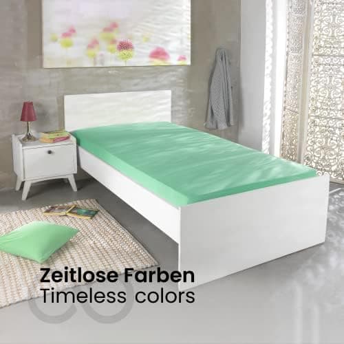 Jersey-Spannbettlaken 100% Baumwolle 180×200–200×200 cm