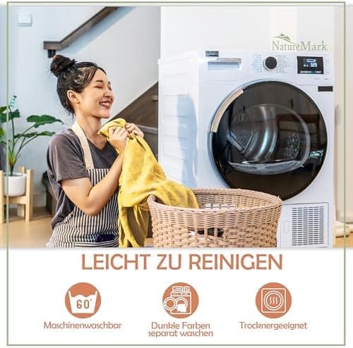 NatureMark Mikrofaser-Spannbettlaken 90x200–100x200 cm, türkis