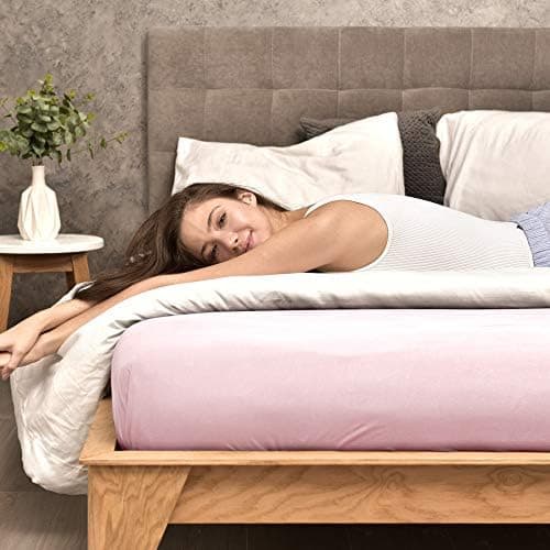 leevitex® Spannbettlaken 180x200–200x200 cm | 100% Jersey-Baumwolle | für Matratzen bis 25 cm