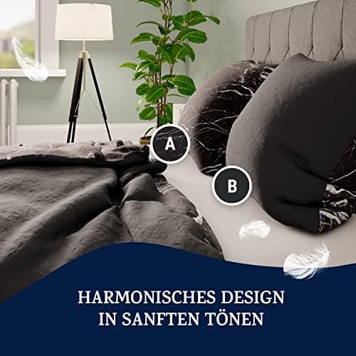 sleepwise Bettwäsche 135x200 Mikrofaser – ÖKO‑TEX zertifiziert, bügelfrei & knitterfrei, 2‑tlg. (inkl. 80x80 cm Kissenbe