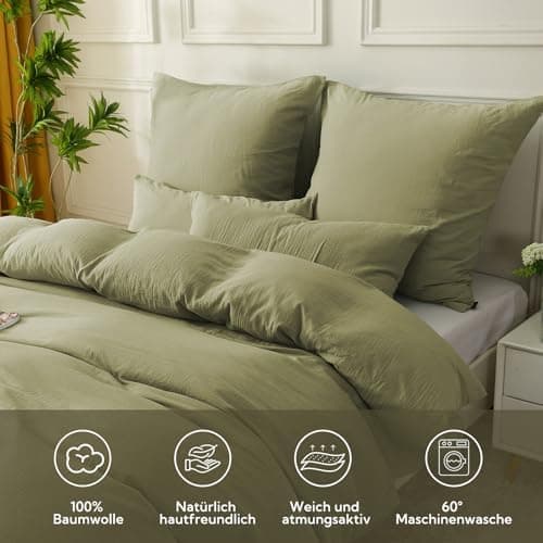 SOULFUL Doppelte Musselin-Kissenbezug 40x80 cm – Baumwolle, OEKO-TEX STANDARD 100