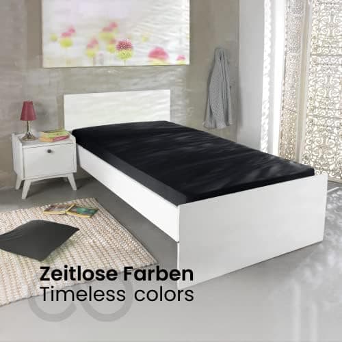 Jersey-Spannbettlaken 100% Baumwolle 180×200–200×200 cm