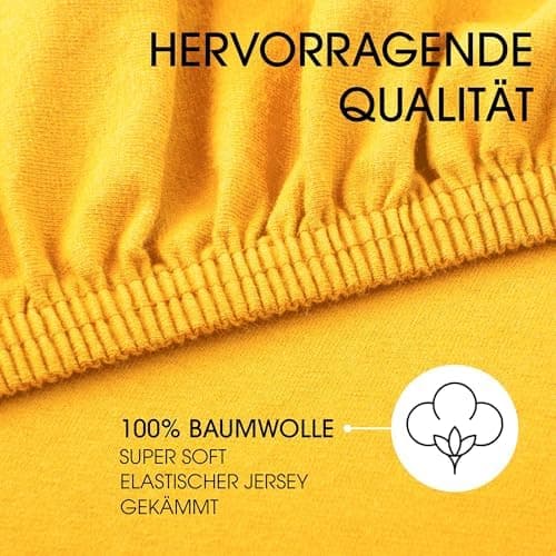 CelinaTex Jersey-Spannbettlaken 90x200–100x200 cm bis 26 cm Matratzenhöhe | 100% gekämmte Baumwolle | OEKO‑TEX STANDARD