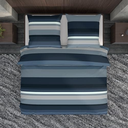 LARAWELL Bettwäsche-Set 135x200 Baumwolle