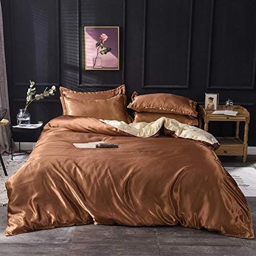 Bettwäsche-Set aus reiner Seide – Blau, Queen- & King-Size
