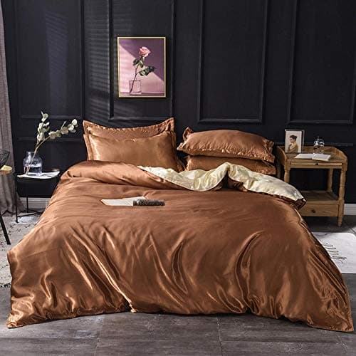 Bettwäsche-Set aus reiner Seide – Blau, Queen- & King-Size