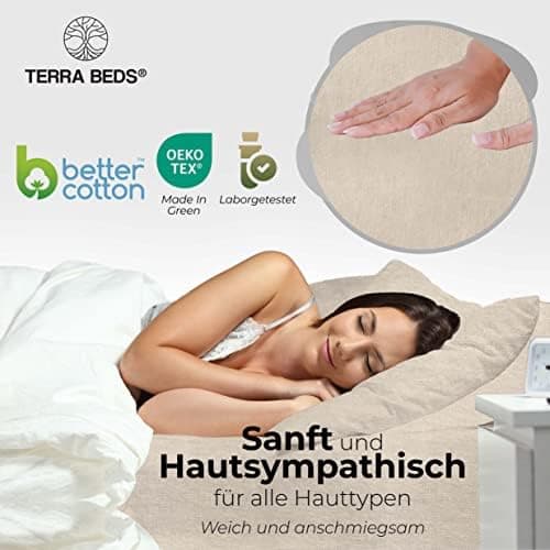 Premium Spannbettlaken 140x200–160x200 cm | 100% Baumwoll‑Jersey 160 g/m² | OEKO‑TEX MADE IN GREEN | 10 Farben