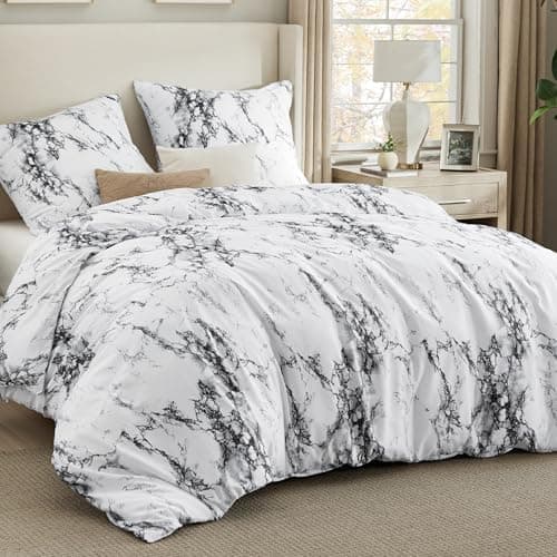 BEDSURE Bettwäsche-Set 135x200 (4-teilig) – Wendebettwäsche OEKO-TEX STANDARD 100 mit Reißverschluss, 2×80x80 Kissenbezü