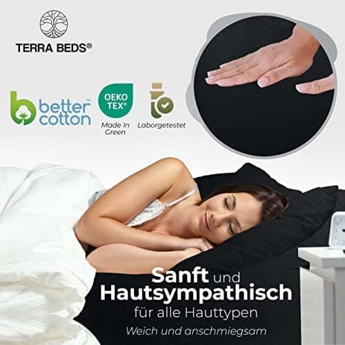 Premium Spannbettlaken 140x200–160x200 cm | 100% Baumwoll‑Jersey 160 g/m² | OEKO‑TEX MADE IN GREEN | 10 Farben
