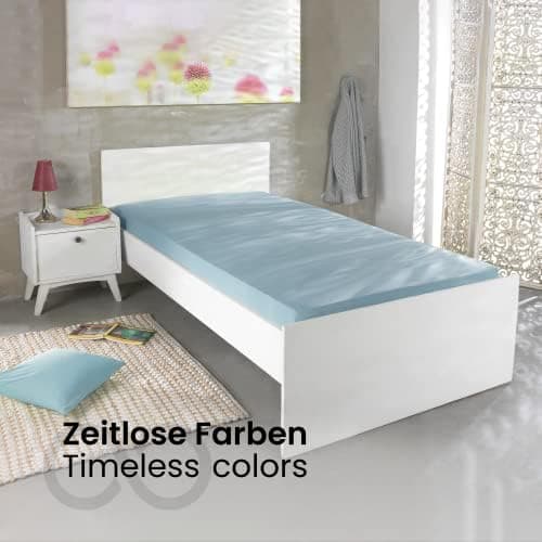 Jersey-Spannbettlaken 100% Baumwolle 180×200–200×200 cm