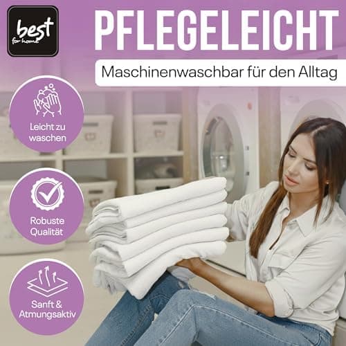 Elastisches Jersey-Spannbettlaken 90x180 cm – 100% Baumwolle, kuschelig warm