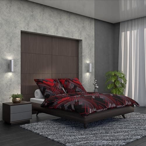 LARAWELL Bettwäsche-Set 135x200 Baumwolle