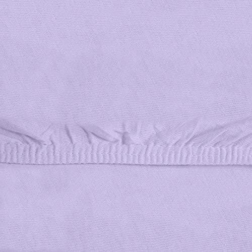NatureMark Jersey-Spannbettlaken – 100% Baumwolle, 120 x 200 cm (Schoko Braun)