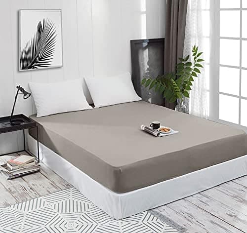 Mixibaby Spannbettlaken (Jersey) – 100% Baumwolle, 140 x 200 cm, Schwarz