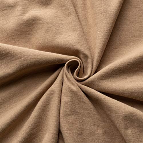 VelvetHome Spannbettlaken 120 x 200 cm – 100% gekämmte Baumwolle (Jersey), passend für Matratzen bis 25 cm