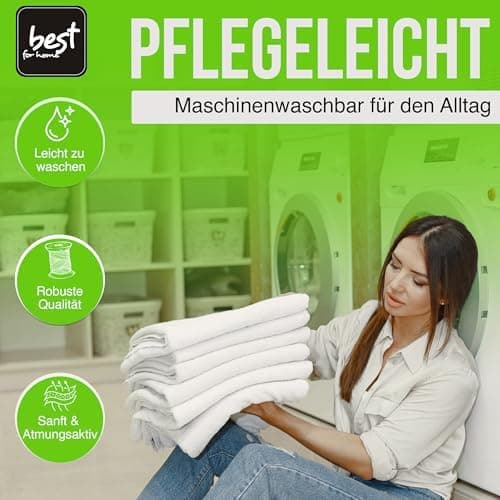 Elastisches Jersey-Spannbettlaken 90x180 cm – 100% Baumwolle, kuschelig warm