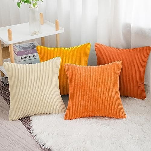 Softalker Kissenbezug 40x40 cm – 2er Set flauschig rosa, Dekokissenbezug für Sofa, Wohnzimmer & Schlafzimmer