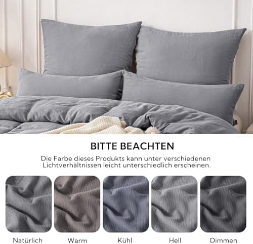 SOULFUL Doppelte Musselin-Kissenbezug 40x80 cm – Baumwolle, OEKO-TEX STANDARD 100