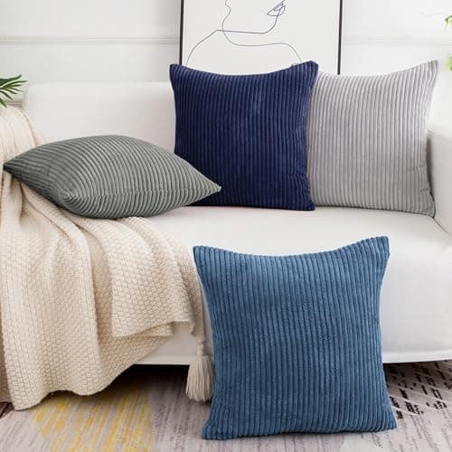 Softalker Kissenbezug 40x40 cm – 2er Set flauschig rosa, Dekokissenbezug für Sofa, Wohnzimmer & Schlafzimmer