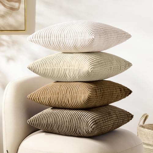 Softalker Kissenbezug 40x40 cm – 2er Set flauschig rosa, Dekokissenbezug für Sofa, Wohnzimmer & Schlafzimmer