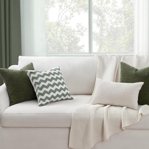 Topfinel Kissenbezüge 40x40 cm 4er-Set Rosa – Cord-Optik, flauschig, GRS‑zertifiziert