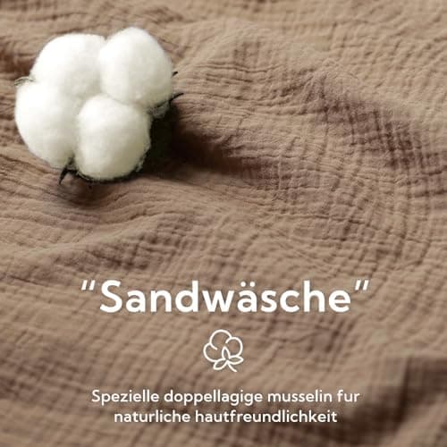 SOULFUL Doppelte Musselin-Kissenbezug 40x80 cm – Baumwolle, OEKO-TEX STANDARD 100