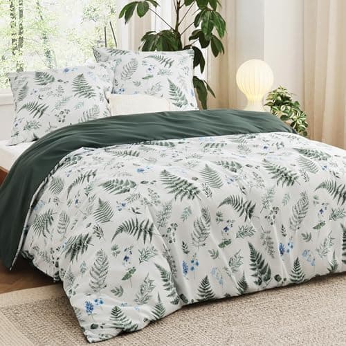 BEDSURE Bettwäsche-Set 135x200 (4-teilig) – Wendebettwäsche OEKO-TEX STANDARD 100 mit Reißverschluss, 2×80x80 Kissenbezü