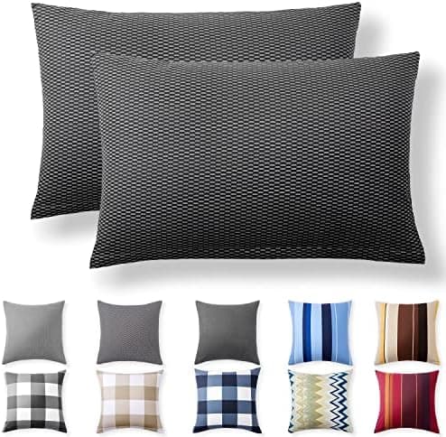 2er-Set Kissenbezüge 40 x 80 cm – Renforcé, 100% Baumwolle, superweich mit Reißverschluss, Babyrosa