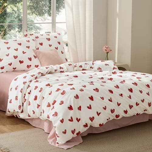 BEDSURE Bettwäsche-Set 135x200 (4-teilig) – Wendebettwäsche OEKO-TEX STANDARD 100 mit Reißverschluss, 2×80x80 Kissenbezü