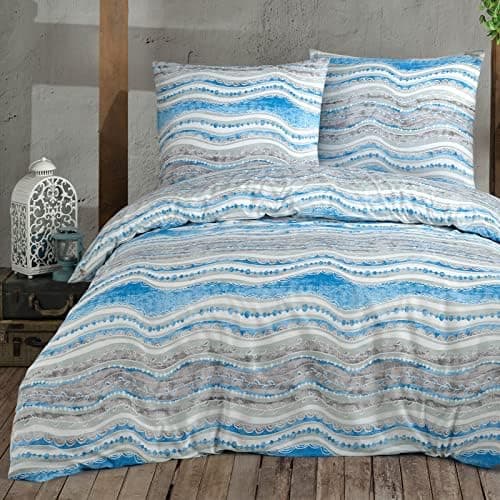 Buymax® Bettwäsche 200x200 3‑teilig (inkl. 2 x 80x80) – 100% Baumwolle Renforcé, OEKO‑TEX STANDARD 100