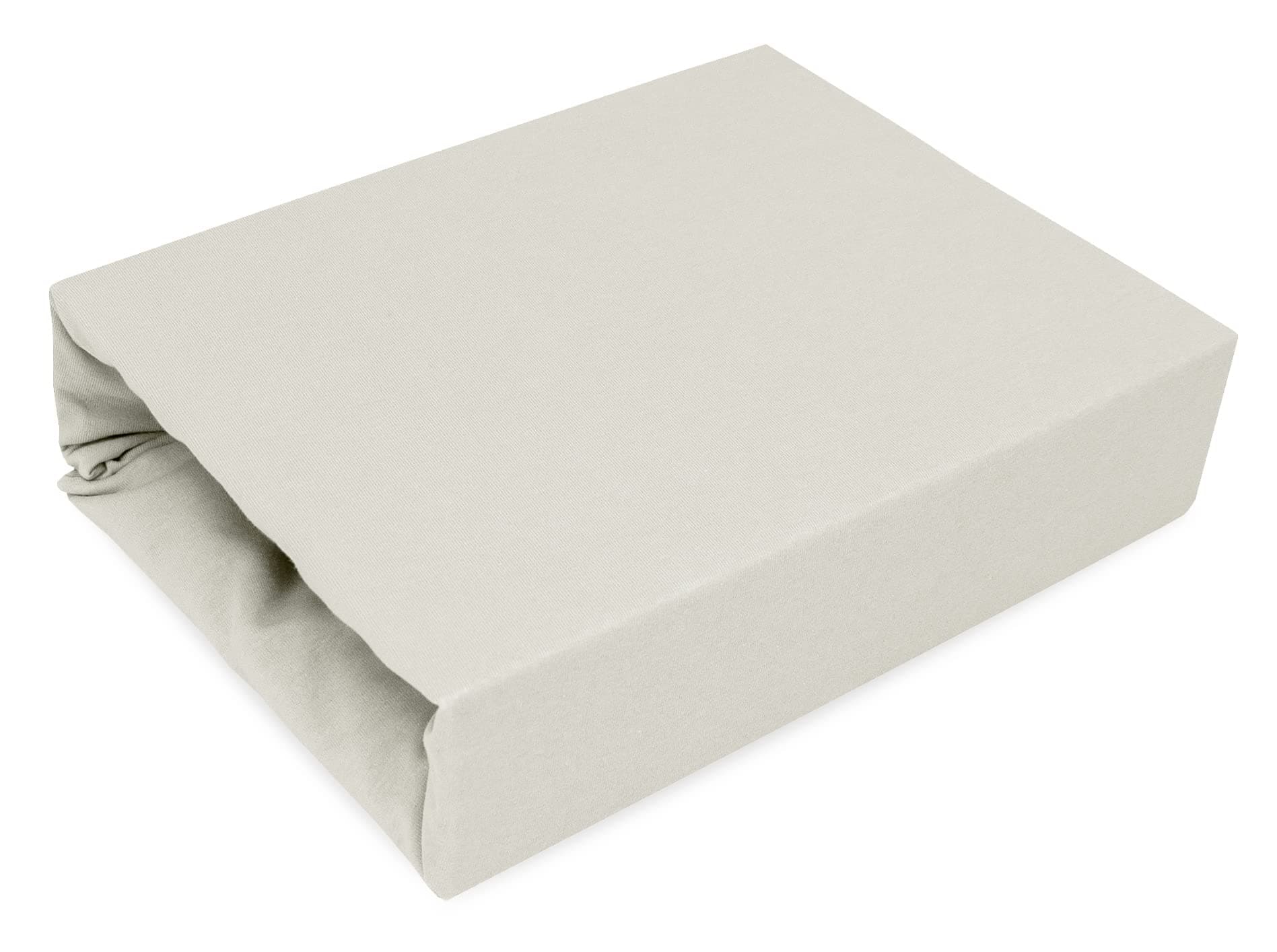 Spannbettlaken 100% Baumwolle Jersey – Für Kinder, weich & atmungsaktiv