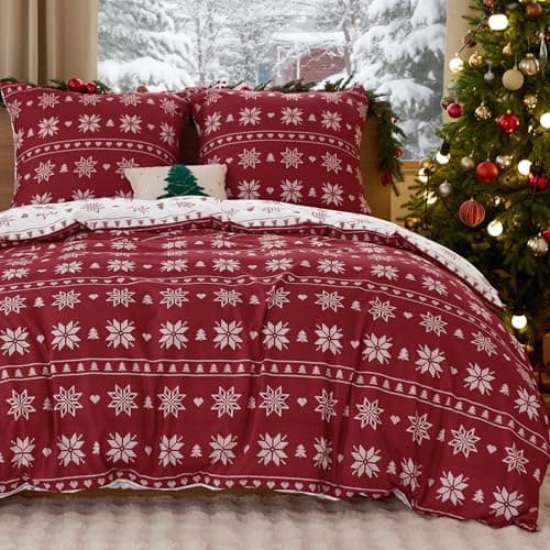 BEDSURE Bettwäsche-Set 135x200 (4-teilig) – Wendebettwäsche OEKO-TEX STANDARD 100 mit Reißverschluss, 2×80x80 Kissenbezü