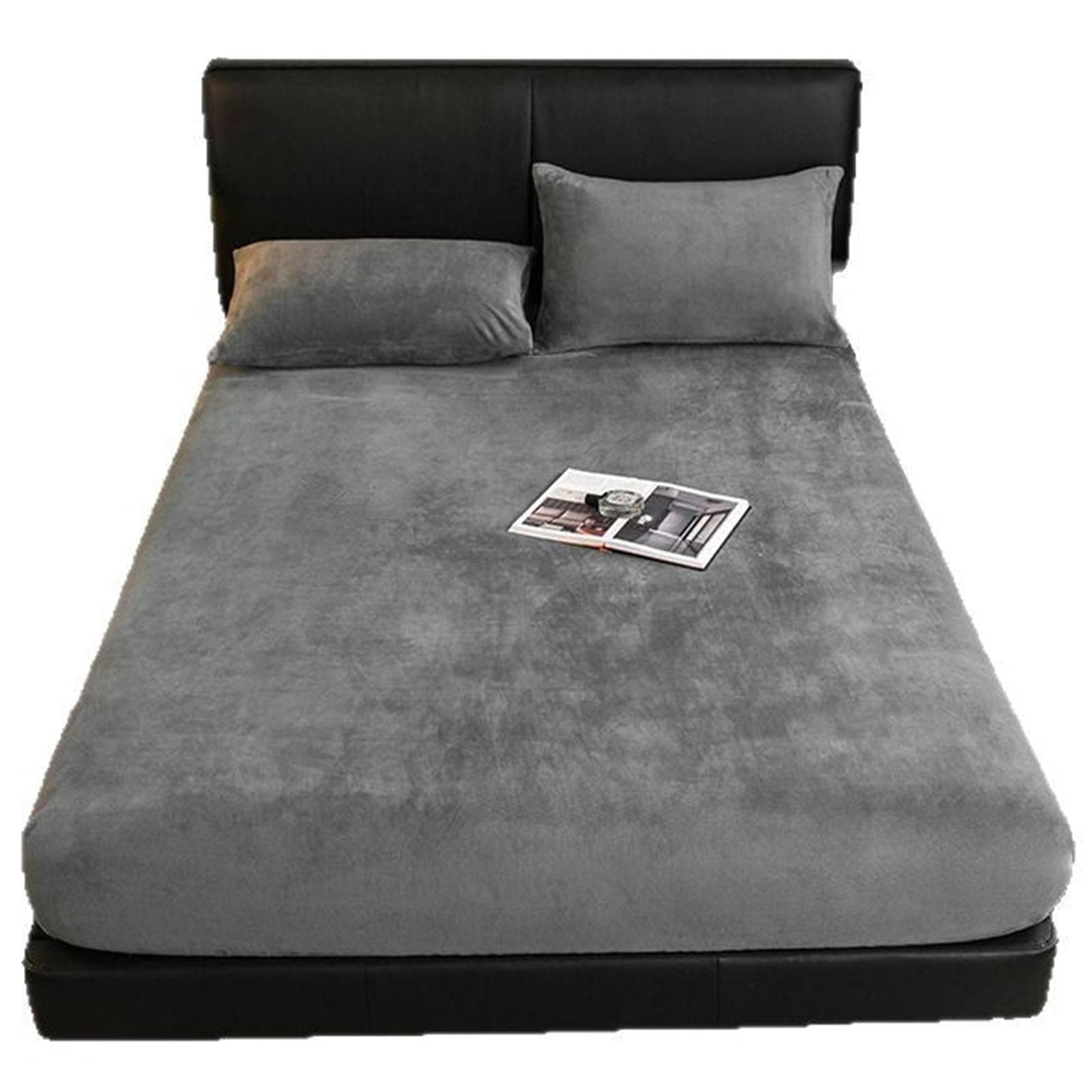 Fleece-Spannbettlaken (Milchsamt) – Kuscheliges Bettlaken für Einzelbett 120x200 cm
