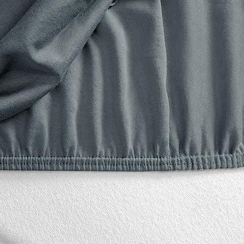 Mixibaby Spannbettlaken (Jersey) – 100% Baumwolle, 140 x 200 cm, Schwarz