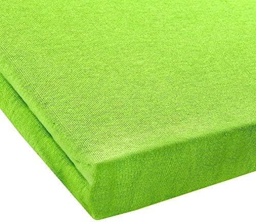 NatureMark Jersey-Spannbettlaken – 100% Baumwolle, 120 x 200 cm (Schoko Braun)