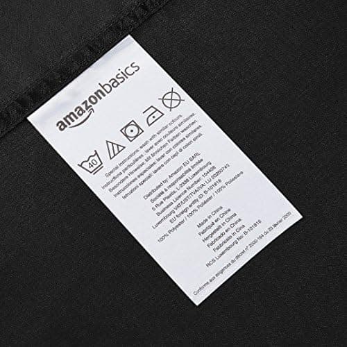 Amazon Basics Spannbettlaken – Mikrofaser Spannbetttuch 150 x 200 x 30 cm (für Matratzen bis 30 cm)