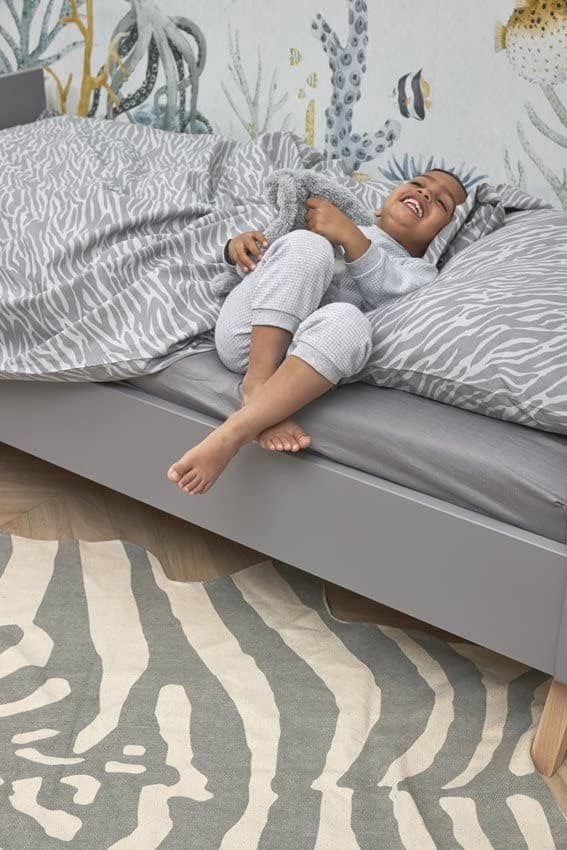 Meyco Home Spannbettlaken (Jersey) – 100% Baumwolle, 120×200 cm (für Matratzen bis 30 cm)
