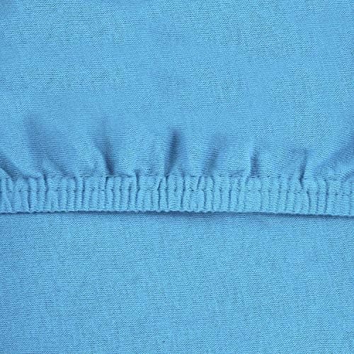 NatureMark Jersey-Spannbettlaken – 100% Baumwolle, 120 x 200 cm (Schoko Braun)