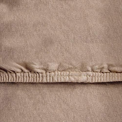 NatureMark Jersey-Spannbettlaken – 100% Baumwolle, 120 x 200 cm (Schoko Braun)