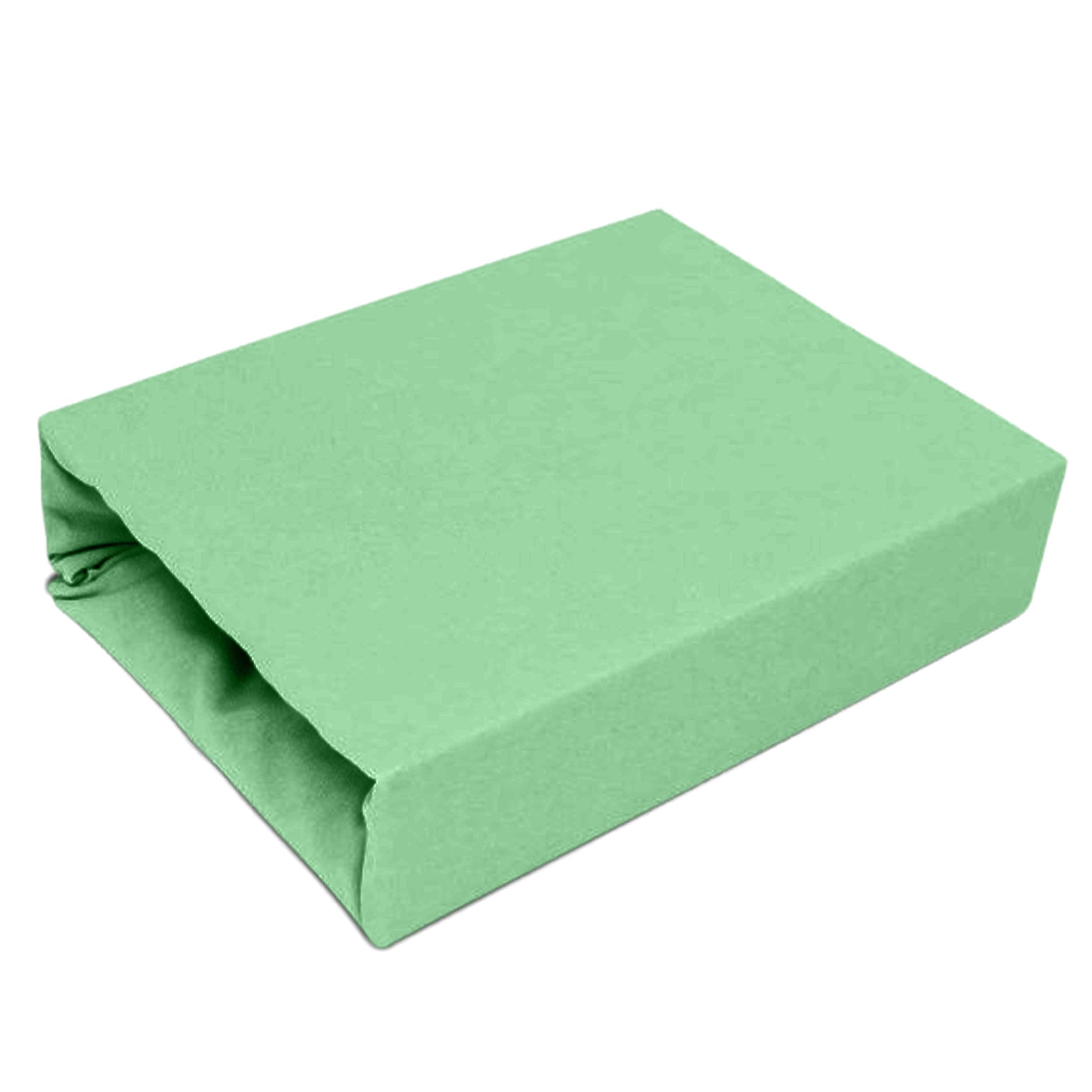 Elastisches Jersey-Spannbettlaken 90x180 cm – 100% Baumwolle, kuschelig warm